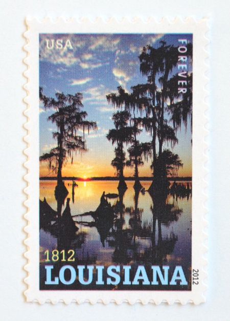 100 Louisiana Forever Stamps Unused New Orleans Bayou Postage for Mailing